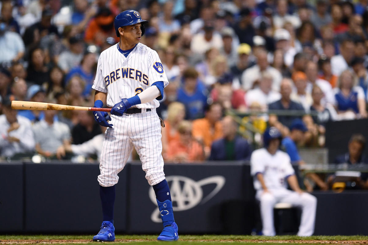 Mauricio Dubon makes his major-league debut for the Brewers