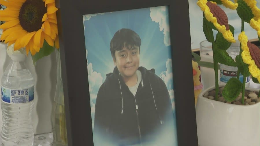Derrick Serrano, 12, is seen in a family photo.