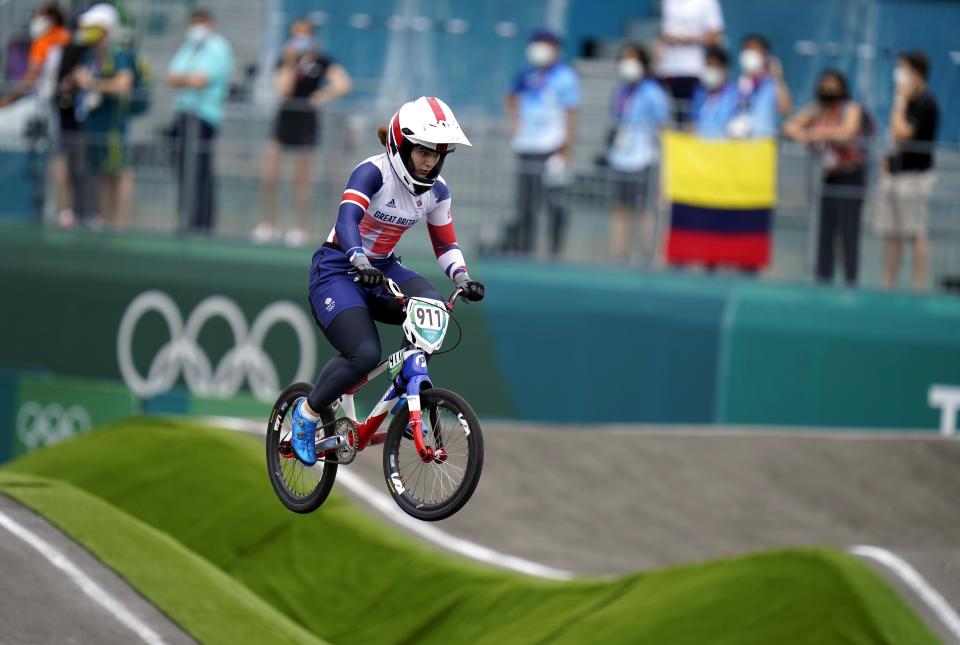 Beth Shriever has won BMX gold for Britain at the Tokyo Olympics (Danny Lawson/PA) (PA Wire)