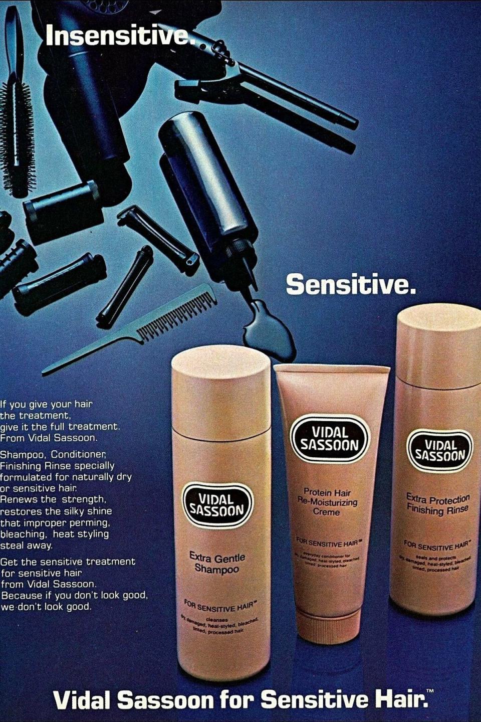 Vidal Sassoon Hair Care Products