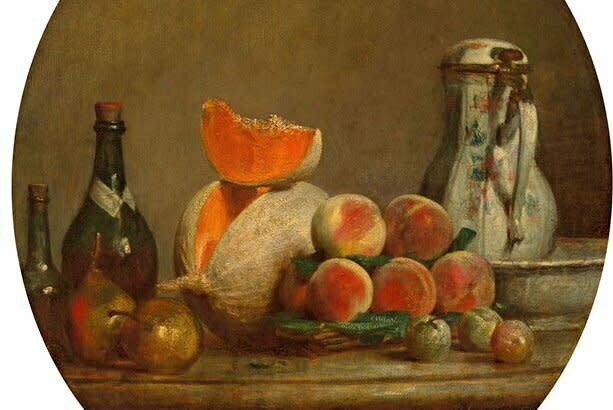 Le Melon entamé (1760), du Français Jean Siméon Chardin (1699-1779).  - Credit:Christie's Images/SP