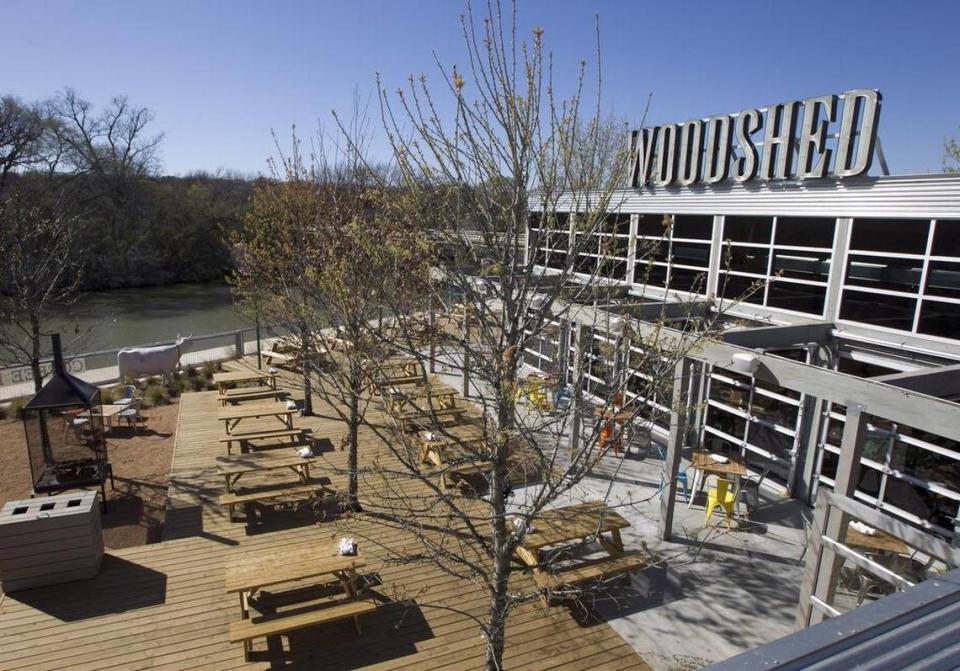 Woodshed Smokehouse sits by the Trinity River.