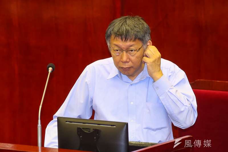 20201112-台北市長柯文哲12日於市議會備詢。（顏麟宇攝）