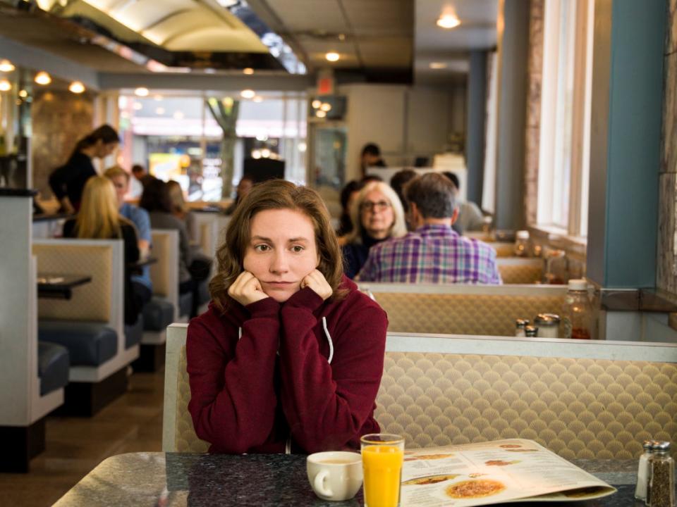 Lena Dunham as the incorrigible Hannah Horvath in HBO’s GirlsHBO