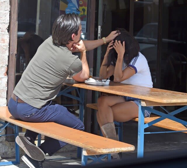 The duo grabbed Mexican food for lunch and ice cream for dessert in Los Angeles.