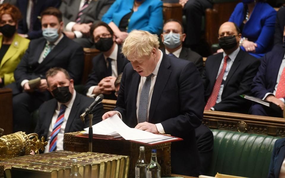 Boris Johnson has faced an angry backlash from voters after his apology for attending a gathering in Downing Street while coronavirus restrictions were in place - UK Parliament/Jessica Taylor