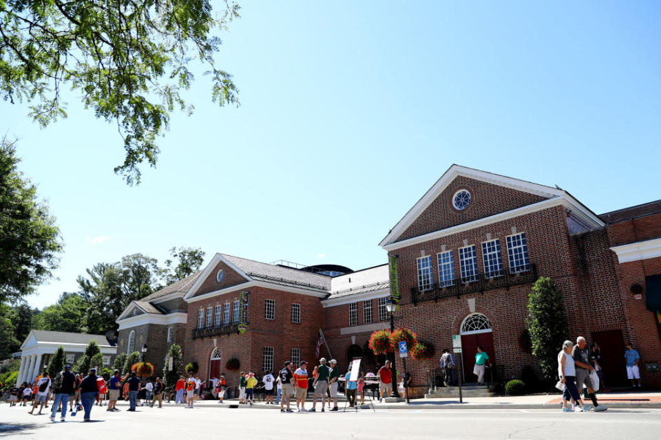 The National Baseball Hall of Fame and Museum opened its doors in Cooperstown, New York, in 1939. (Getty)