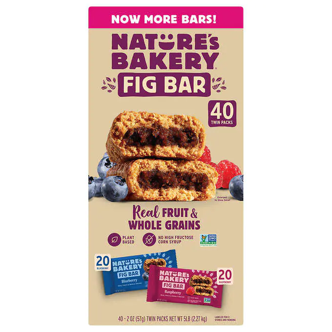 Costco Natures bakery fig bar