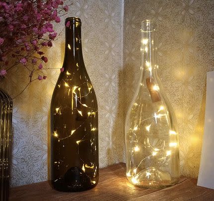 This set of six cork fairy lights