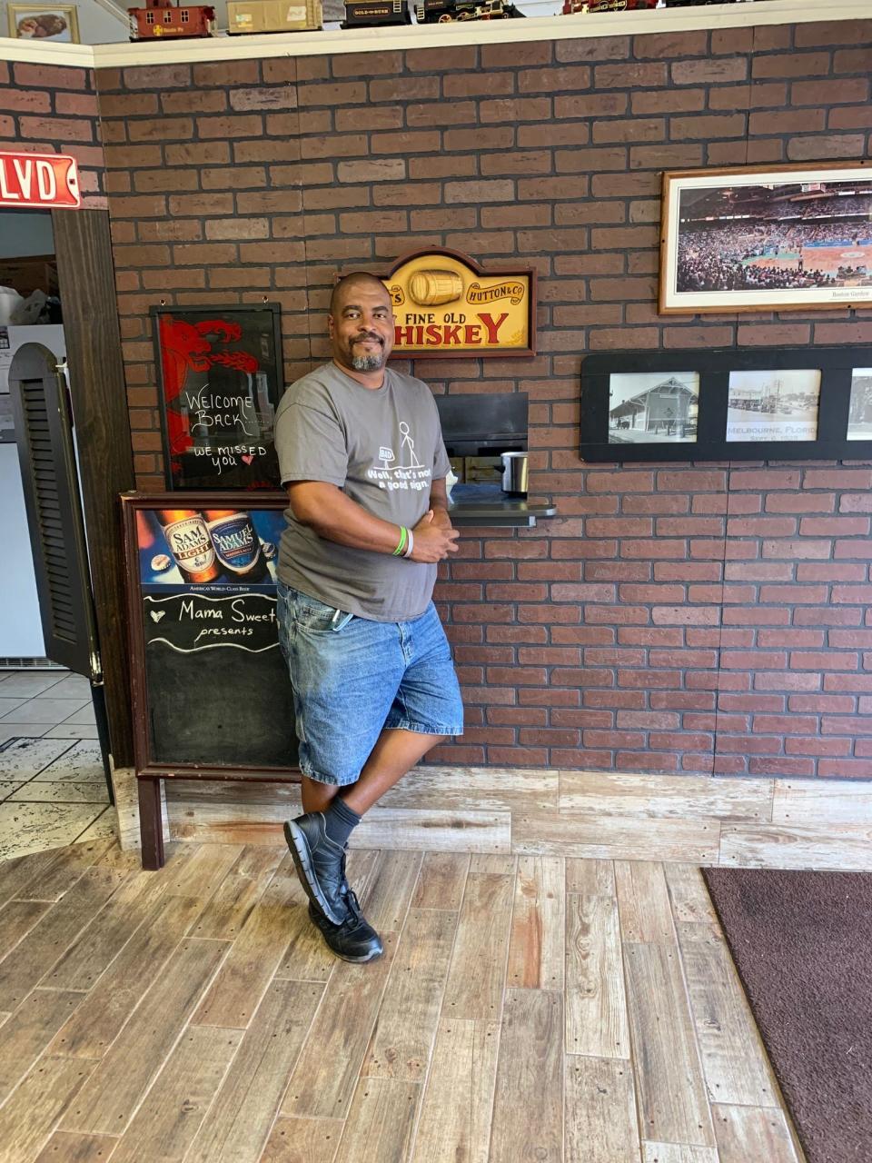 Marcus Darnell, who is now the sole owner of Chumley's Depot in downtown Melbourne.