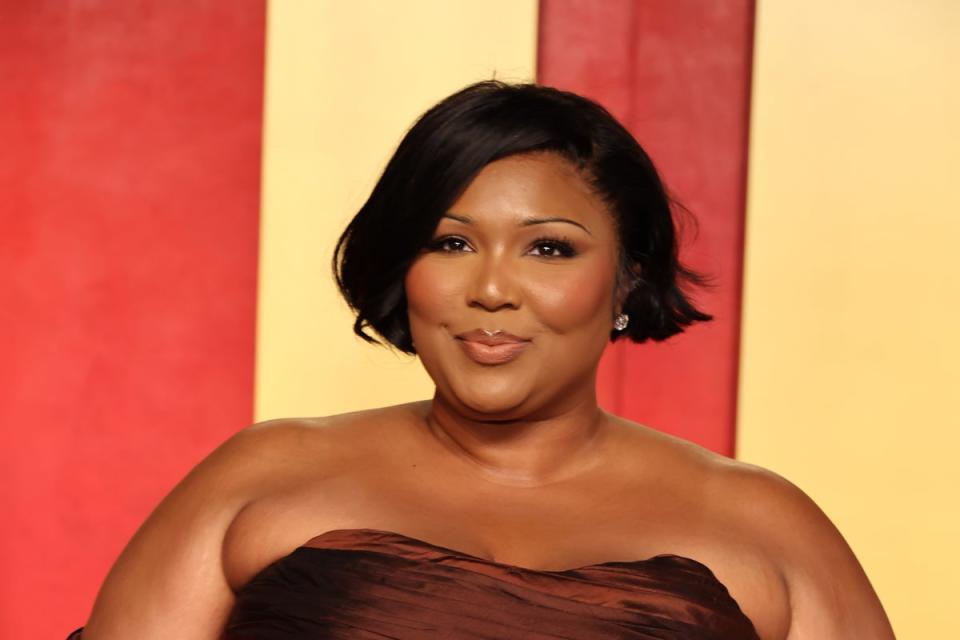 Lizzo attends the 2024 Vanity Fair Oscar Party (Getty Images)