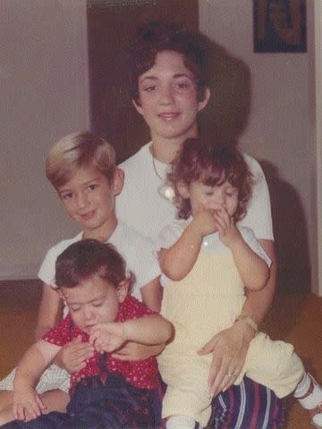 <p>Jeff Bezos Instagram</p> Jeff Bezos with his mom Jacklyn and siblings Christina and Mark.