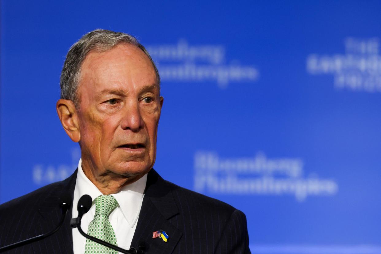 <span>Michael Bloomberg in New York in 2023.</span><span>Photograph: Shannon Stapleton/AP</span>