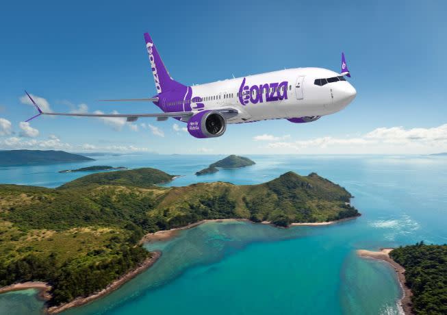 Bonza航空無預警取消所有航班。（圖／翻攝自Bonza臉書）