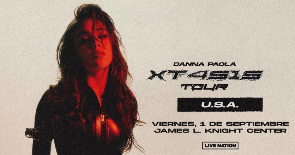 Danna Paola “XT4S1S Tour USA” en el James L. Knight Center.