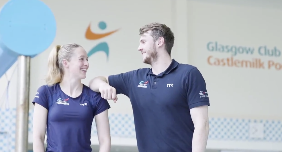 Ross Murdoch (right) and fellow Scottish swimmer Hannah Miley are looking forward to home water advantage  