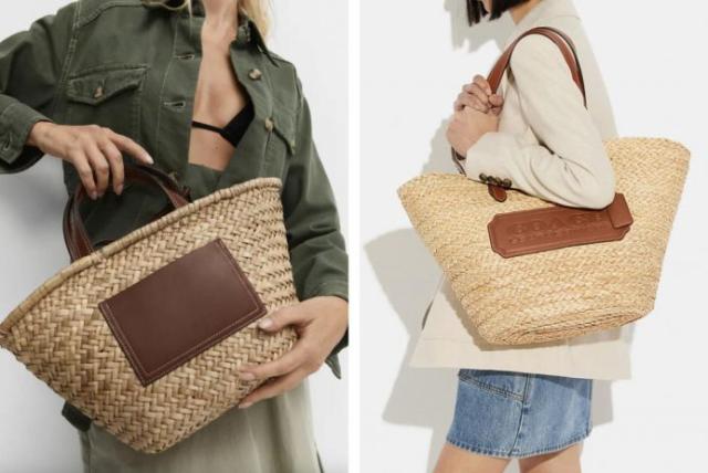 Loewe Raffia Basket Tote Bag