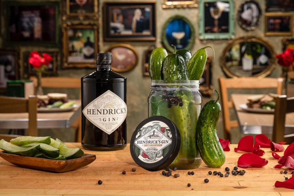 Hendrick’s Gin and Katz’s Delicatessen gin-inspired pickles