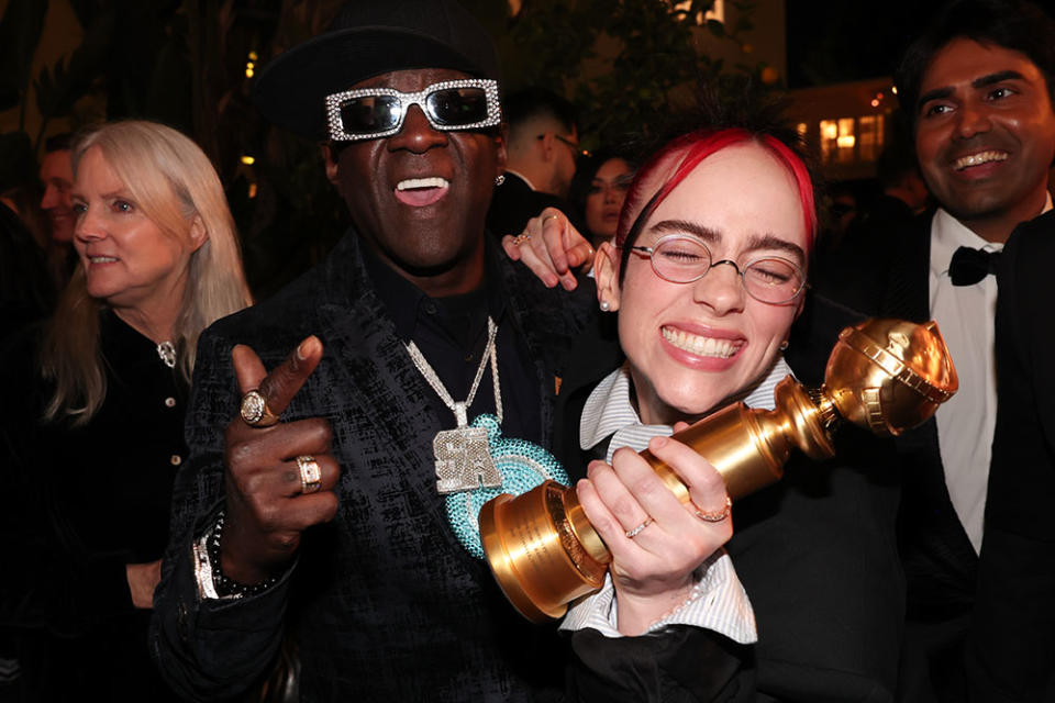 Flavor Flav and Billie Eilish