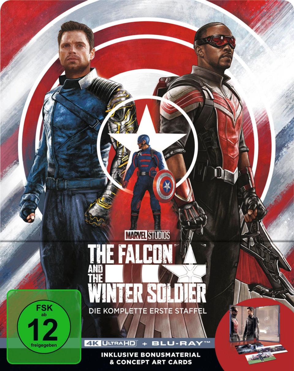 "The Falcon and the Winter Soldier" sind Helden fürs Grobe, müssen sich aber erst zusammenraufen. (Bild: Leonine/Marvel Studios)