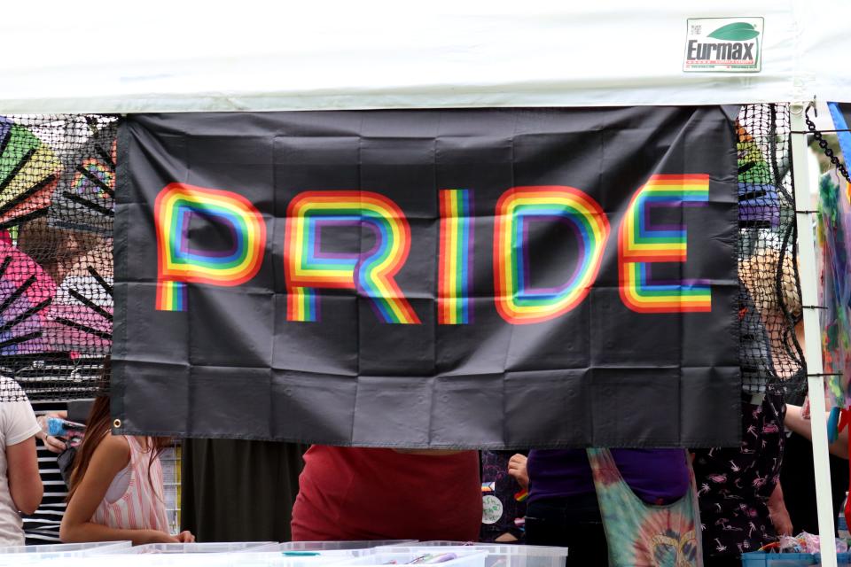 Hollanders celebrate diversity during the city-sponsored annual Pride Festival on Saturday, June 25, 2022, at Centennial Park.