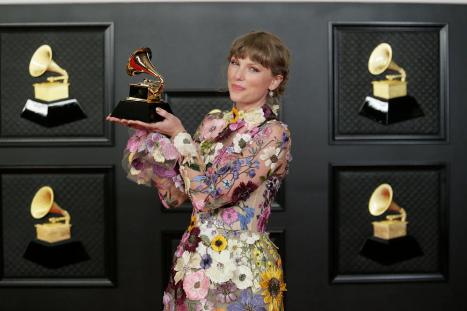 "Cardigan" singer and her Grammy