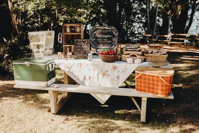 Pretty Picnic Tables