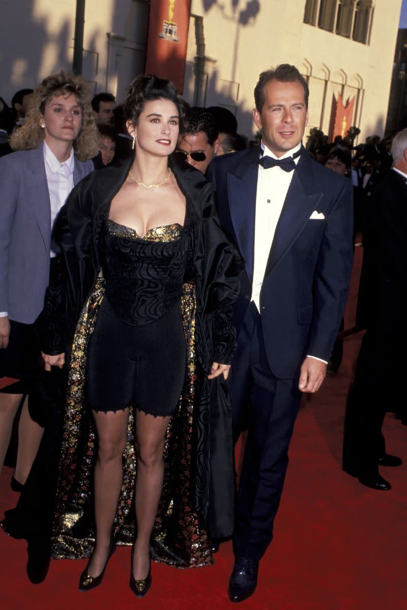 12. Demi Moore and Bruce Willis at the Oscars, 1989