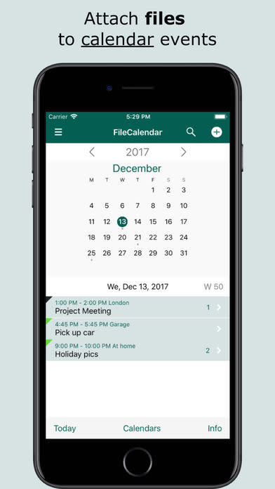 FileCalendar - Manage calendar events & add files 簡約行事曆管理軟體，app說明由三嘻行動哇@Dr.愛瘋所提供