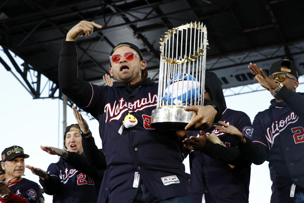 Gerardo Parra 'completely overwhelmed' that the Washington Nationals  engraved Baby Shark on their World Series rings