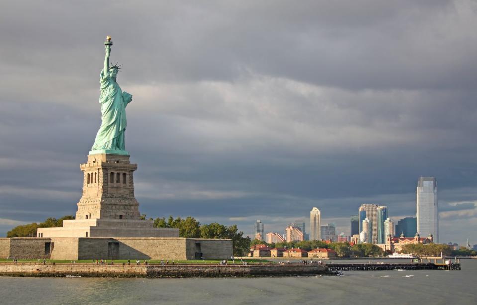 <p><a href="https://www.nps.gov/stli/index.htm" rel="nofollow noopener" target="_blank" data-ylk="slk:Statue of Liberty National Monument;elm:context_link;itc:0;sec:content-canvas" class="link "><strong>Statue of Liberty National Monument </strong></a></p><p>New York has more than 30 National Park sites. While they are all impressive in their own ways, none is more iconic than the Statue of Liberty, who greets visitors in New York Harbor. You'll have to take a ferry to get up close, and buy tickets well in advance if you want to climb up to the crown, but it's worth it. Make sure to pair it with a trip to <a href="https://www.nps.gov/elis/index.htm" rel="nofollow noopener" target="_blank" data-ylk="slk:Ellis Island;elm:context_link;itc:0;sec:content-canvas" class="link ">Ellis Island</a>.</p>