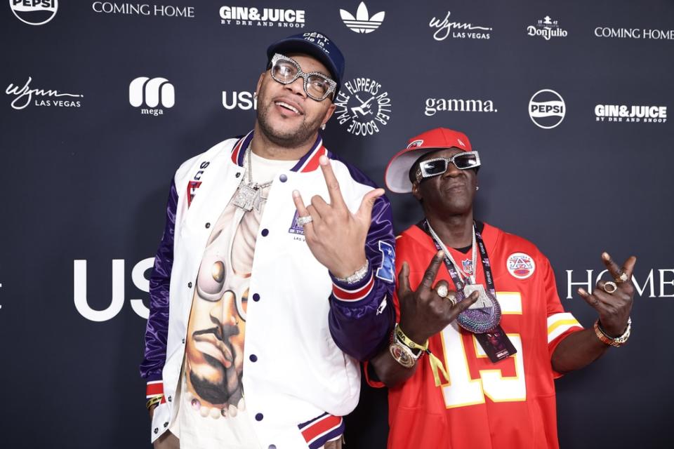 <p>Flo Rida & Flavor Flav</p>