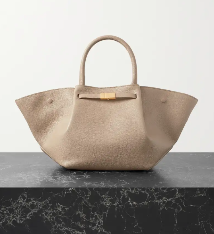 DeMellier + Net Sustain New York midi textured-leather tote. (PHOTO: Net-A-Porter)