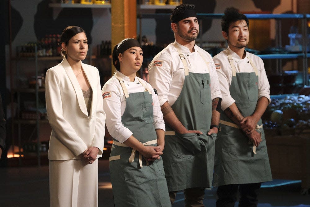 The Dos by Deul restaurant team, (from left) Laura, Kaleena, Manny and Soo were the losing team in the "Top Chef: Wisconsin" Restaurant Wars.