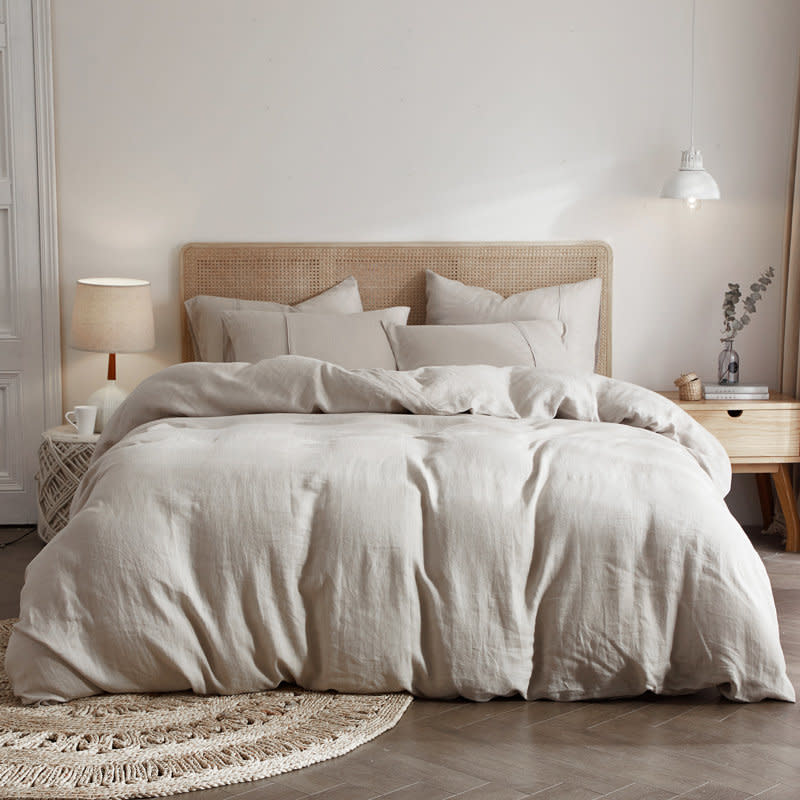 <p><a href="https://go.redirectingat.com?id=74968X1596630&url=https%3A%2F%2Fwww.wayfair.com%2F--%2Fpdp%2Fgracie-oaks--zuella-linen-duvet-cover-set-x211770002-l1221-w100669991.html&sref=https%3A%2F%2Fwww.goodhousekeeping.com%2Flife%2Fmoney%2Fg60671156%2Fway-day-bedding-deals%2F" rel="nofollow noopener" target="_blank" data-ylk="slk:Shop Now;elm:context_link;itc:0;sec:content-canvas" class="link ">Shop Now</a></p><p>Zuella Linen Duvet Cover Set</p><p>wayfair.com</p><p>$113.99</p>