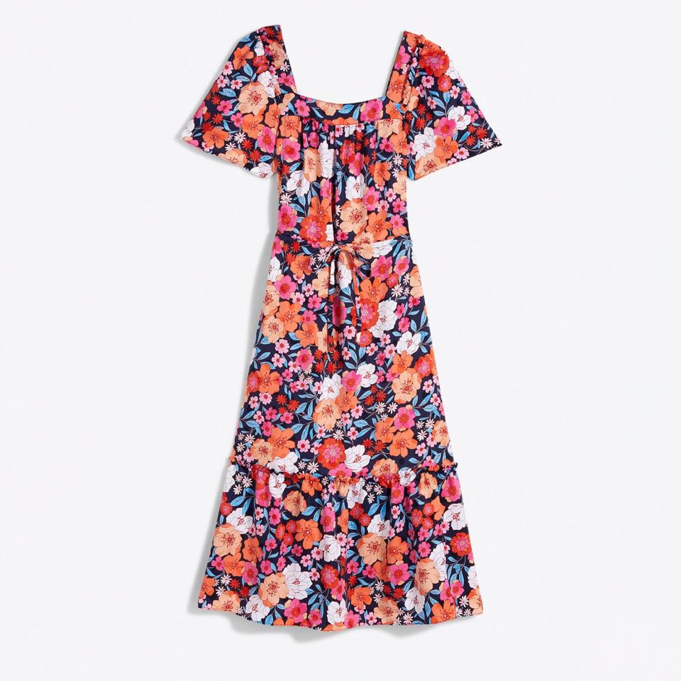 Draper James Maren Midi Dress in Wildflower Bouquet