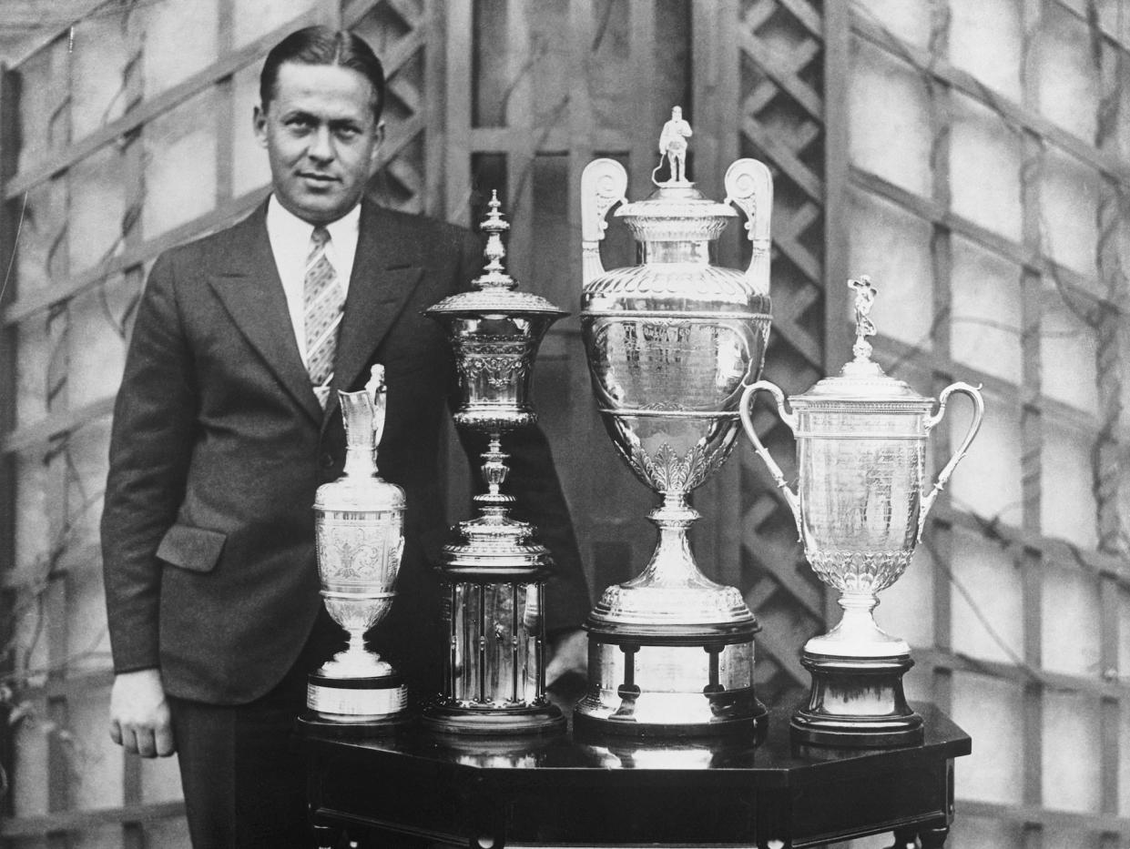 Bobby with his four trophies. (Bettmann Archive/Getty Images)