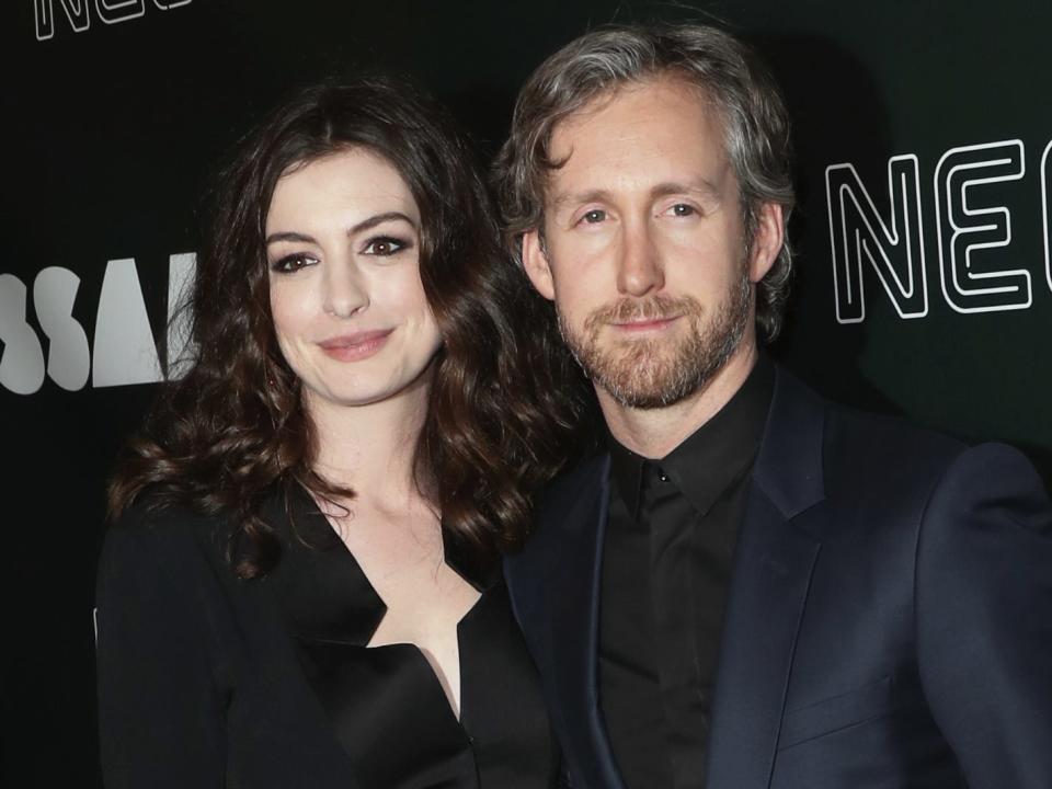 Anne Hathaway and husband Adam Shulman