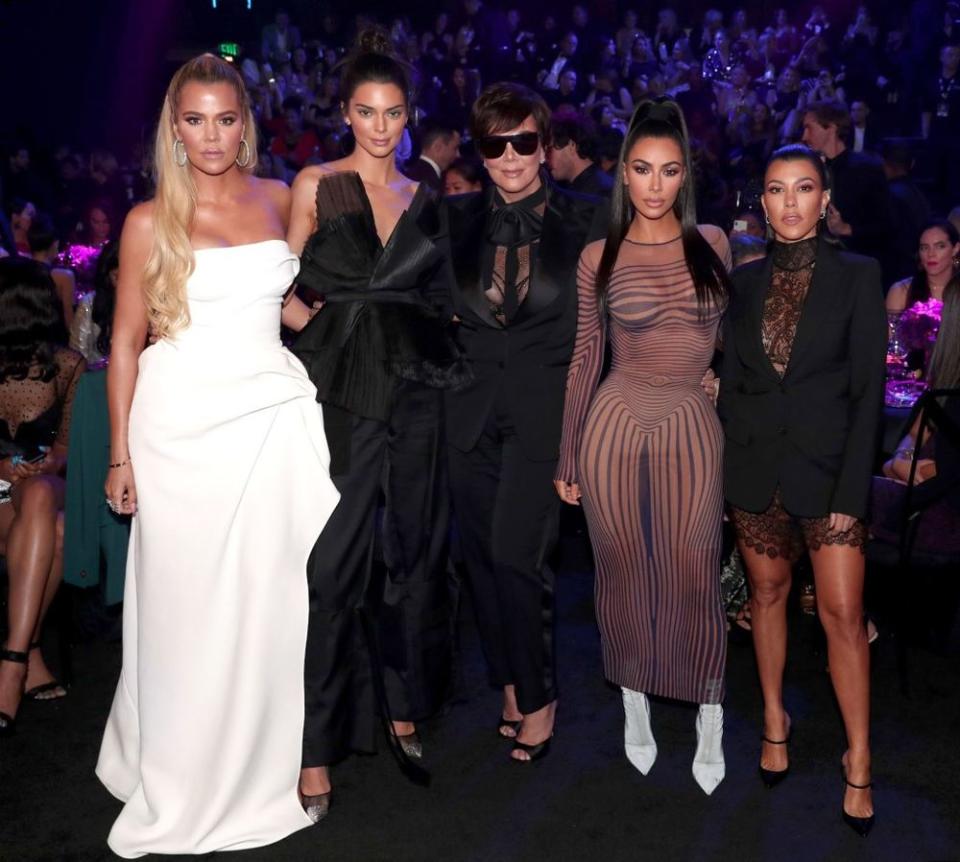 From L to R: Khloé Kardashian, Kendall Jenner, Kris Jenner, Kim Kardashian West and Kourtney Kardashian | Christopher Polk/E! Entertainment/NBCU Photo Bank via Getty