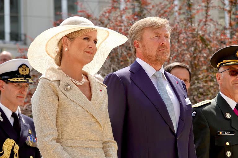 La reina Máxima durante su visita a Bélgica