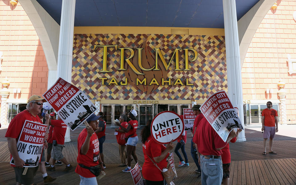 Picket Line, Trump Taj Mahal, Atlantic City