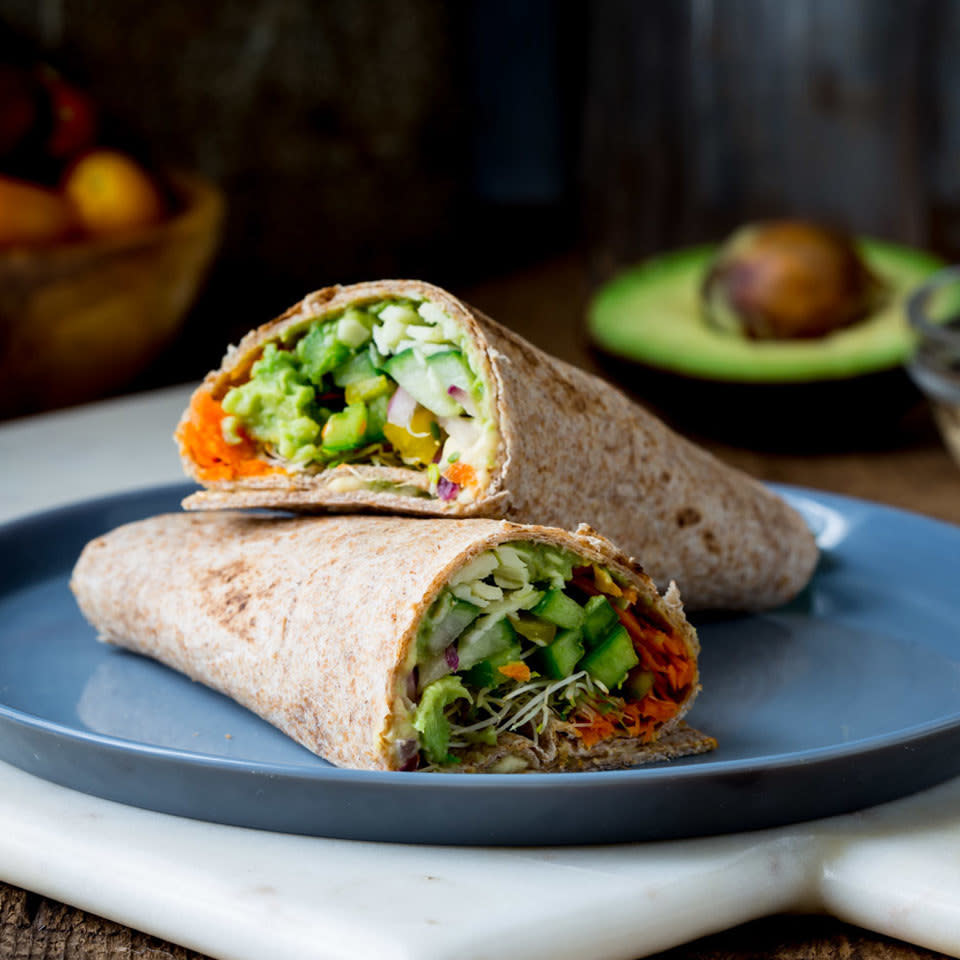 Whole-Wheat Veggie Wrap