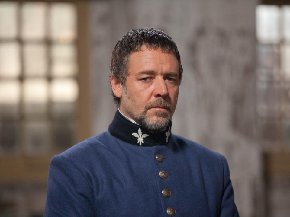 Russell Crowe in ‘Les Miserables' (Universal)