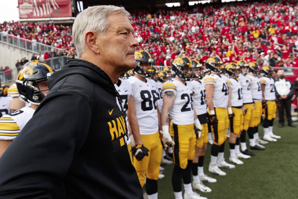 Iowa head coach Kirk Ferentz