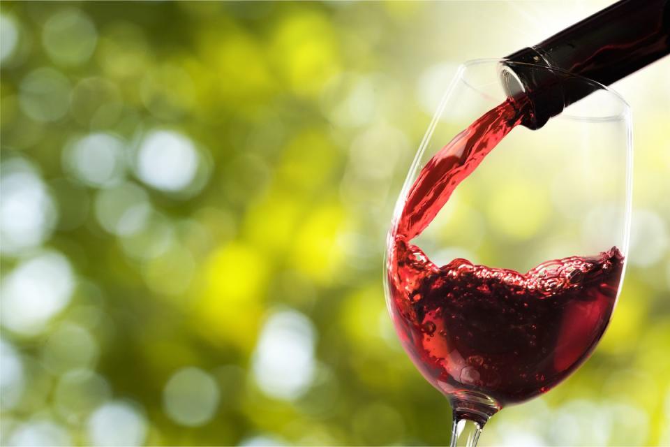 <p>Wine's antioxidants are linked to lower cholesterol levels and healthier blood vessels—both of which improve heart health. And the wine compound resveratrol—more abundant in reds than in whites—has been shown to block the growth of fat cells, regulate blood sugar, and ward of depression. But drink in moderation: Women should enjoy no more than one alcoholic drink daily and men up to two. Check out these<a href="https://www.prevention.com/weight-loss/g23473697/lowest-calorie-alcohol/" rel="nofollow noopener" target="_blank" data-ylk="slk:low-calorie alcoholic drinks;elm:context_link;itc:0;sec:content-canvas" class="link "> low-calorie alcoholic drinks</a> for healthier options. </p>