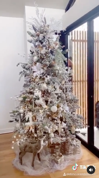 Candice Warner's 'Woodland Wonderland' Christmas tree.