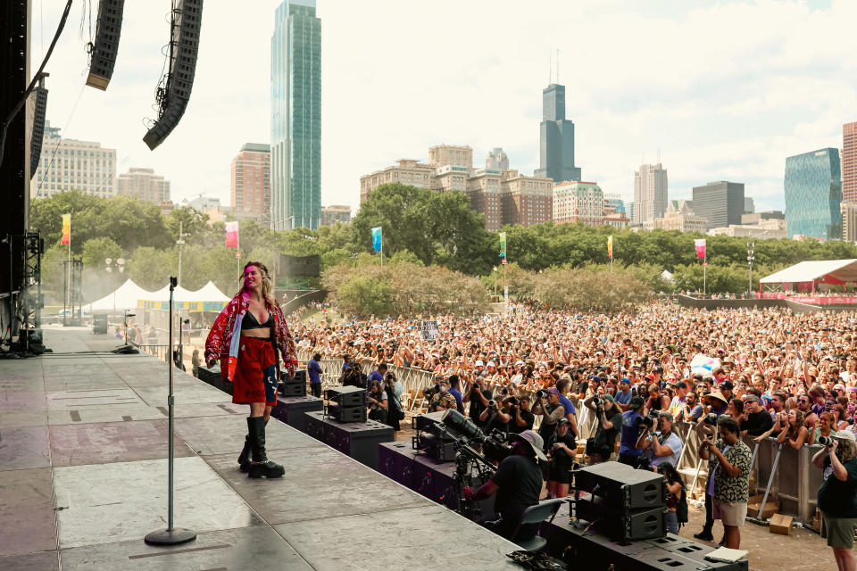 Fletcher @ Lollapalooza - Credit: Steven Nunez for Rolling Stone