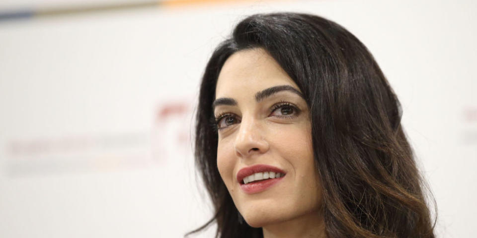 Amal Clooney was honored at the Women of Impact dinner.