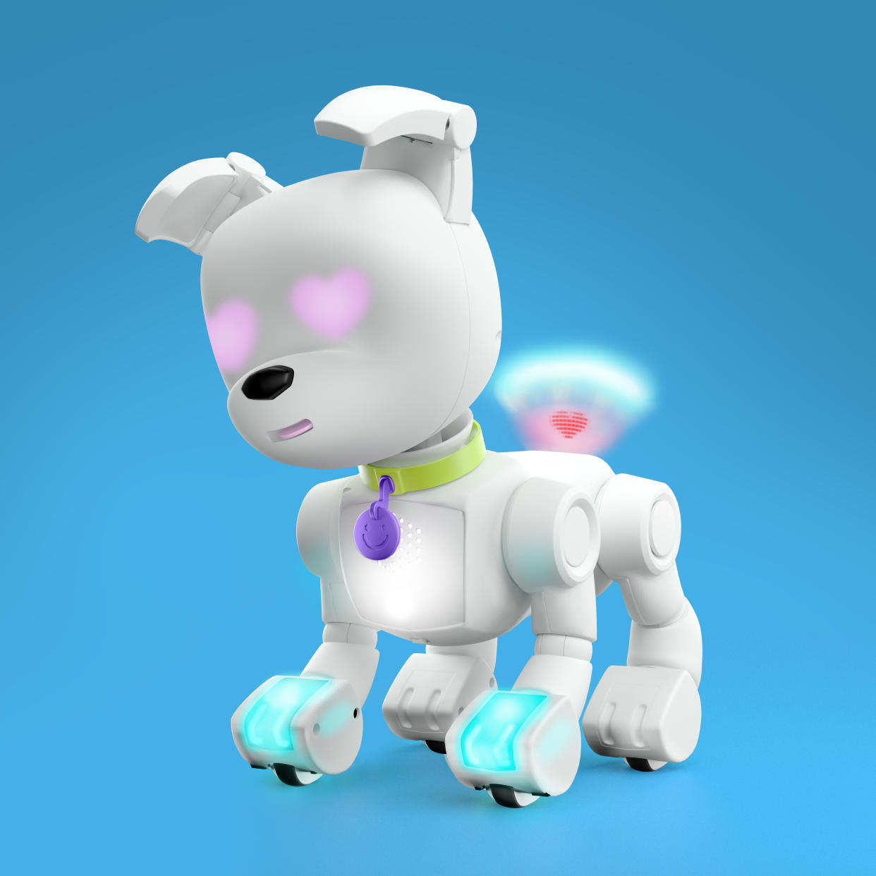 The plastic toy has sensors and a tail which can display messages (WowWee) 