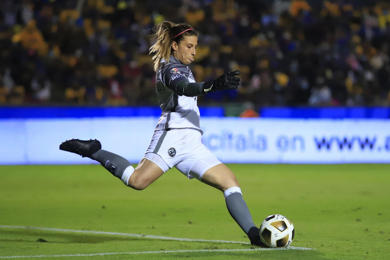 Renata Masciarelli platicó el momento en el que tuvo que lidiar con el acosador de Scarlett Camberos y otas compañeras (Fotos de: Alfredo Lopez/Jam Media/Getty Images)